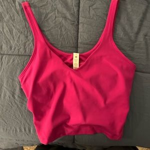 Lululemon align tank SIZE : 6 COLOR: raspberry